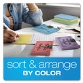 Flash Cards | Oxford 35810 5 x 8 Ruled Index Cards - Blue/Violet/Canary/Green/Cherry (100/Pack) image number 4