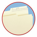File Folders | Smead 10388 0.75 in. Expansion 2/5-Cut Printed Tab Reinforced Guide Height File Folders - Letter Size/Manila (100/Box) image number 4