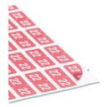 Back to School Sale | Smead 67922 0.5 in. x 1 in. Yearly End Tab 22 File Folder Labels - Pink (250/Pack) image number 1
