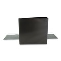 Binders | Universal UNV20998 11 in. x 8.5 in. 5 in. Capacity 3 Rings Slant-Ring View Binder - Black image number 3