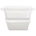 Trash & Waste Bins | Rubbermaid Commercial FG614000WHT Plastic Sanitary Napkin Receptacle with Rigid Liner - White image number 3