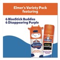 Adhesives & Glues | Elmer's 2213736 0.21 oz BlooStick Buddies and Disappearing Purple Glue Stick Combo Pack - Dries Clear (12/Pack) image number 7