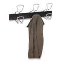Wall Racks & Hooks | Alba PMPRO3M 18.11 in. x 2.95 in. x 6.45 in. 22 lb Capacity Metal Wall-Mount Coat Hooks - Silver image number 2