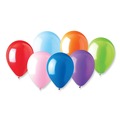 Arts & Crafts Supplies | Tablemate 916100 12 in. Helium Quality Latex Balloons - Assorted Colors (20/Carton) image number 1