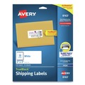 Labels | Avery 08163 2 in. x 4 in. Shipping Labels with TrueBlock Technology for Inkjet Printers - White (10/Sheet, 25 Sheets/Pack) image number 0