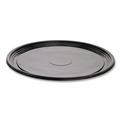 Bowls and Plates | WNA WNA A512PBL 12 in. Diameter Caterline Casuals Thermoformed Plastic Platters - Black (25/Carton) image number 1