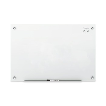 WHITE BOARDS | Quartet G2418W 24 in. x 18 in. Infinity Magnetic Glass Marker Board - White Surface