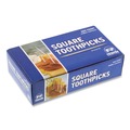 Cutlery | AmerCareRoyal R820SQ 2.75 in. Square Wood Toothpicks - Natural (19200/Carton) image number 4