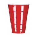 Cups and Lids | Hefty C21895 18 oz. Easy Grip Disposable Plastic Party Cups - Red (400/Carton) image number 1
