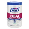 Cleaners & Chemicals | PURELL 9341-06 1-Ply 10 in. x 7 in. Fragrance-Free Foodservice Surface Sanitizing Wipes - White (6/Carton) image number 1