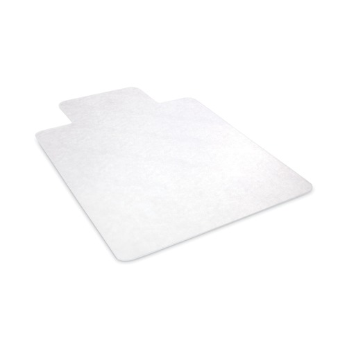 Office Chair Mats | Deflecto CM2E432F EconoMat 46 in. x 60 in. Lipped Flat Packed All Day Use Chair Mat for Hard Floors - Clear image number 0