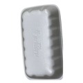 Food Trays, Containers, and Lids | GEN 10KWH 10.75 in. x 5.95 in. x 1.87 in. No. 10K Foam Meat Trays - White (250/Carton) image number 3