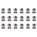 Paper Clips, Binder Clips, & Fasteners | Universal UNV31260 Bulldog Magnetic Clips - Small, Nickel (18/Pack) image number 1