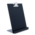 Clipboards | Saunders 22521 Free Standing Clipboard and Tablet Stand with 1 in. Clip Capacity for 8.5 in. x 11 in. Sheets - Black image number 1