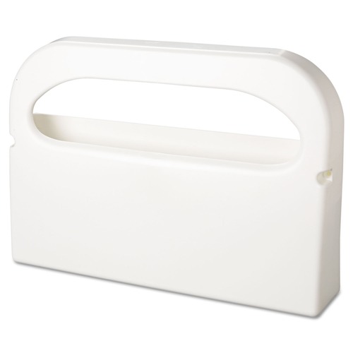 Just Launched | HOSPECO HG-1-2 Health Gards 16 in. x 3.25 in. x 11.5 in. Half-Fold Toilet Seat Cover Dispenser - White (2/Box) image number 0