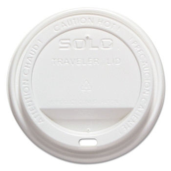 BREAKROOM SUPPLIES | SOLO TLP316-0007 Traveler Drink-Thru Lid - White (1000/Carton)