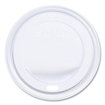 BREAKROOM SUPPLIES | SOLO TLP316-0007 Traveler Drink-Thru Lid - White (1000/Carton)