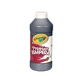Arts & Crafts Supplies | Crayola 54-1216-051 16 oz Premier Tempera Paint - Black image number 0