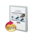 File Folders | Smead 87706 11 in. x 8.5 in. 100-Sheet Capacity Frame View Poly 2-Pocket Folder - Clear/Oyster (5/Pack) image number 5