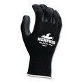 Cleaning Gloves | MCR Safety 9669M Economy PU Coated Work Gloves - Medium/Black (1-Dozen) image number 2