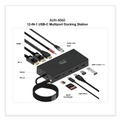 Back to School Sale | Adesso AUH4060 12-in-1 USB-C Multi-Port TAA Compliant Docking Station - Black image number 1