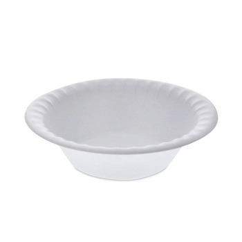FACILITY MAINTENANCE SUPPLIES | Pactiv Corp. YTH100120000 Placesetter 6 in. dia 12 oz Satin Non-Laminated Foam Dinnerware, Bowl - White (1,000/Carton)