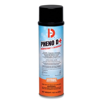 CLEANERS AND CHEMICALS | Big D Industries 33700 16.5 oz. Spray Can PHENO Dplus Aerosol Disinfectant/Deodorizer - Citrus Scent (12/Carton)