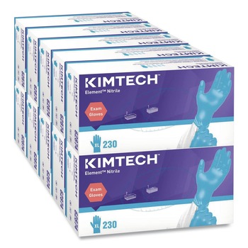 Ansell 62874 Kimtech Element Nitrile Exam Gloves - X-Large, Blue (2500/Carton)