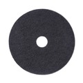 Just Launched | Boardwalk BWK4019BLA 19 in. Diameter Stripping Floor Pads - Black (5/Carton) image number 1