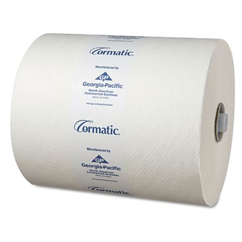 Georgia Pacific Professional 2930P 8-1/4 in. x 700 ft. Hardwound Roll Towels - White (6/Carton)