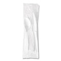 Cutlery | Boardwalk BWK3KITHVYWH 3-Piece Polystyrene Fork/Knife/Teaspoon Cutlery Kit - White (250/Carton) image number 2