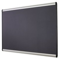 Bulletin Boards | Quartet MB543A Prestige Plus 36 x 24 Magnetic Fabric Bulletin Boards - Gray Surface/Silver Aluminum Frame image number 7