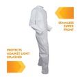 Safety & First Aid | Ansell KCC 46006 A30 Breathable Splash and Particle Protection Coveralls - Triple Extra Large, White (21/Carton) image number 3
