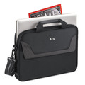 Office & Office Supplies | SOLO CLA112-4 14 in. x 1.5 in. x 10.5 in. Polyester Pro Slim Brief Case Fits Devices Up to 14.1 in. - Black image number 3