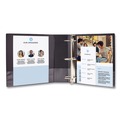 Binders | Avery 06400 Durable 1 in. Capacity 14 in. x 8.5 in. 3-Ring Non-View Binder - Legal, Black image number 3
