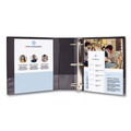 Binders | Avery 06400 3 Round Rings 1 in. Capacity 14 in. x 8.5 in. Legal Durable Non-View Binder - Black image number 3