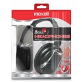 Electronic Adapters & Chargers | Maxell 199840 4 ft. Cord Bass 13 Headphone with Mic - Black image number 1