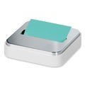 Sticky Notes & Post it | Post-it Pop-up Notes Super Sticky STL-330-W Steel Top Dispenser for 3 x 3 Pads - White/Steel (1/Pack) image number 1
