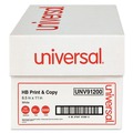 Cover & Cardstock | Universal UNV91200 8.5 in. x 11 in. 20 lbs. Bond Weight High-Bright Multipurpose Paper - White (10/Carton) image number 1