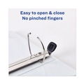 Binders | Avery 79693 3 Locking One Touch EZD Rings 3 in. Capacity 11 in. x 8.5 in. Heavy-Duty View Binder with DuraHinge - Black image number 5
