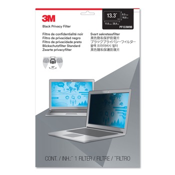 3M PF133W9B 16:9 Frameless Blackout Privacy Filter for 13.3 in. Widescreen Laptops
