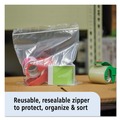Trash Bags | Stout by Envision ZF008C 2 mil 12 in. x 12 in. Seal Closure Bags - Clear (500/Carton) image number 10