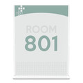 Office Presentation Supplies | Deflecto 590801 8.5 in. x 11 in. Insert Superior Image Double Sided Sign Holder - Clear image number 2
