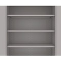 Office Filing Cabinets & Shelves | Tennsco J1878SU-LGY 48 in. x 18 in. x 78 in. Assembled Jumbo Steel Storage Cabinet - Light Gray image number 3