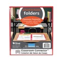 Back to School Sale | C-Line 32010 11 in. x 8.5 in. Classroom Connector Folders - Clear/Assorted (6/Pack) image number 3