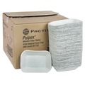 Cups and Lids | Pactiv Corp. M633524Y EarthChoice Pulpex 9.13 x 6.88 x 1.75 Steep Wall Paper Food Tray - Natural (460/Carton) image number 2