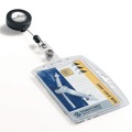Label & Badge Holders | Durable 801219 Vertical/Horizontal Reel ID/Security Card Holder Set - Clear (10/Pack) image number 5