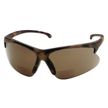 PRODUCTS | Ansell KCC19872 V60 30-06 Readers Safety Sunglasses Glasses - Tortoise Nylon Frame, Smoke Polycarbonate Lens (6/Box)