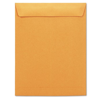 Universal UNV44105 #13-1/2 10 in. x 13 in. Square Flap Gummed Closure Catalog Envelope - Brown Kraft (250/Box)