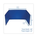 Office & Office Supplies | Flipside 60045 48 in. x 12 in. Study Carrel - Assorted Colors (24/Pack) image number 2